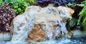 Rock water feature